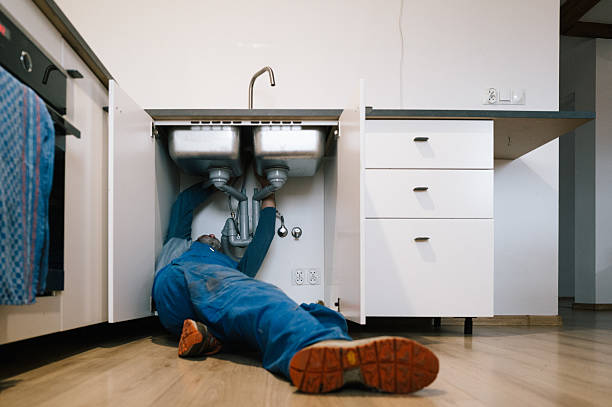 Professional Drain Cleaning technician working in New Castle, IN